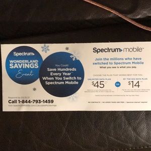 Spectrum card for 20$
